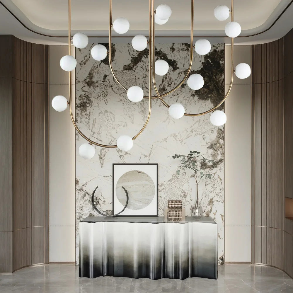 Contour 19-Light Linear Chandelier Ceiling Light
