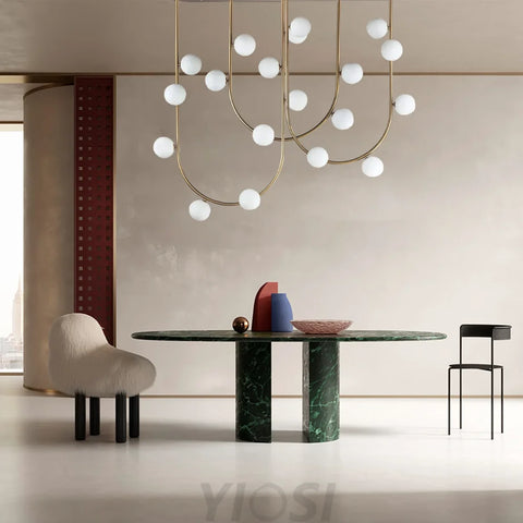 Contour 19-Light Linear Chandelier Ceiling Light