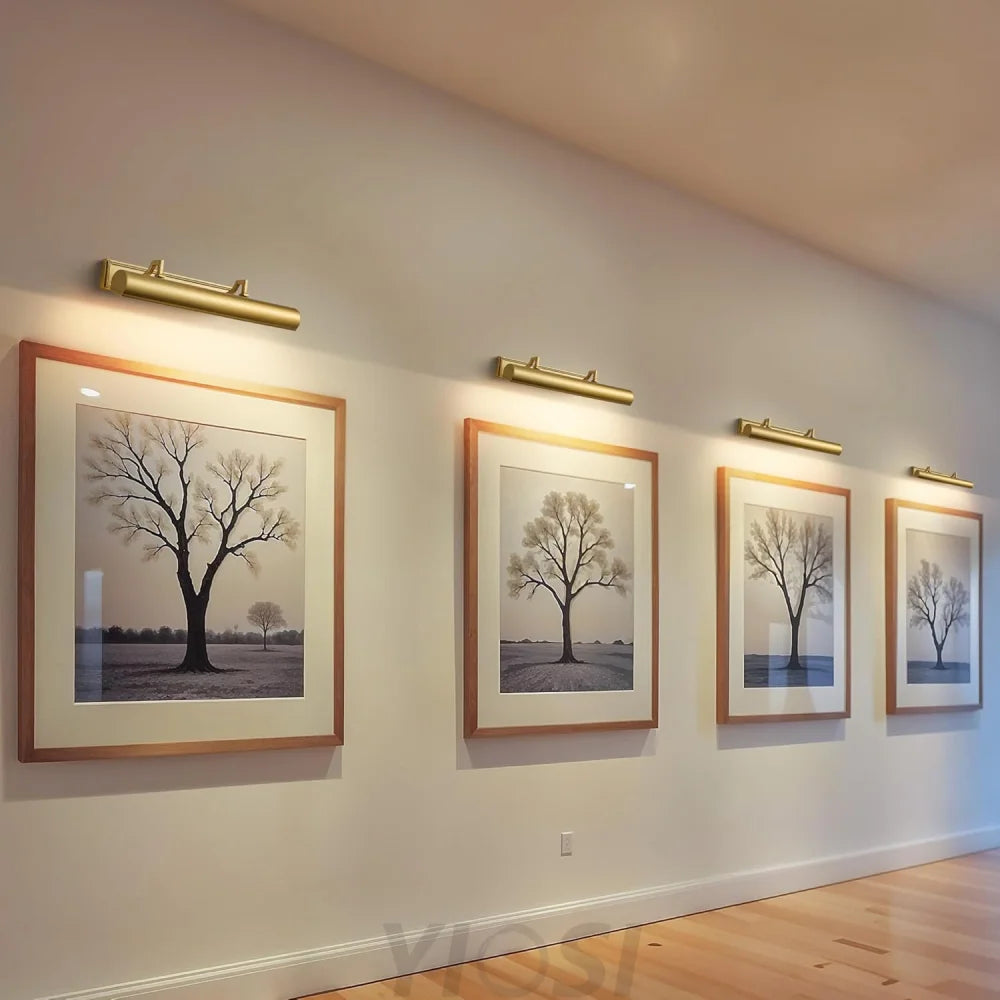 Copper art wall lamp