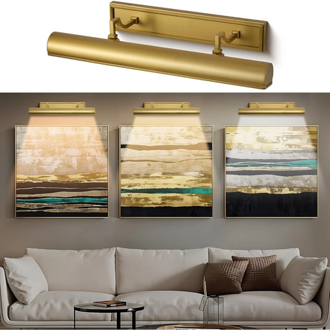 Copper art wall lamp