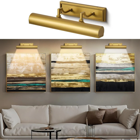 Copper art wall lamp