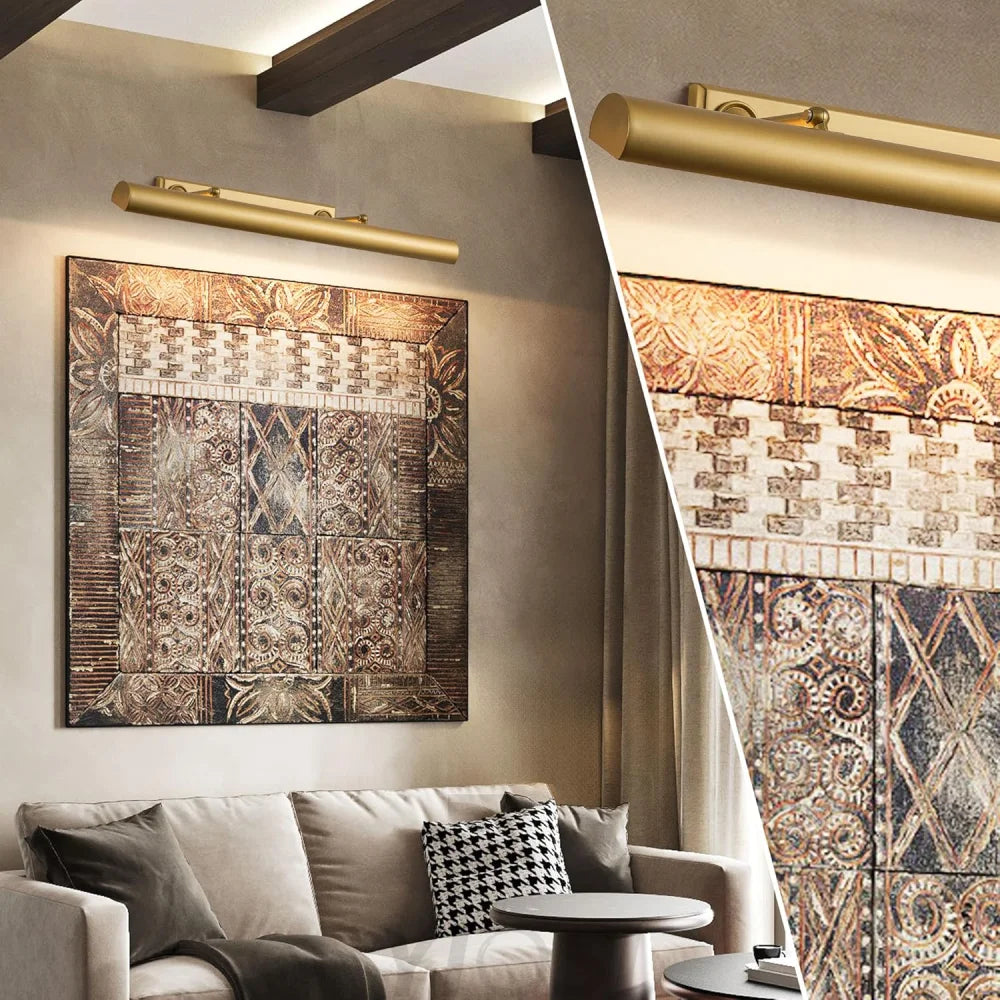 Copper art wall lamp