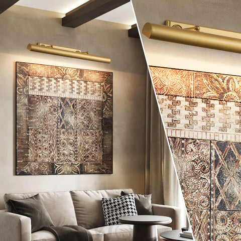Copper art wall lamp