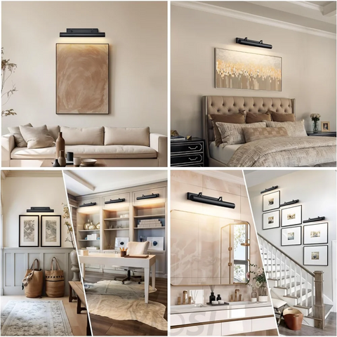 Copper art wall lamp
