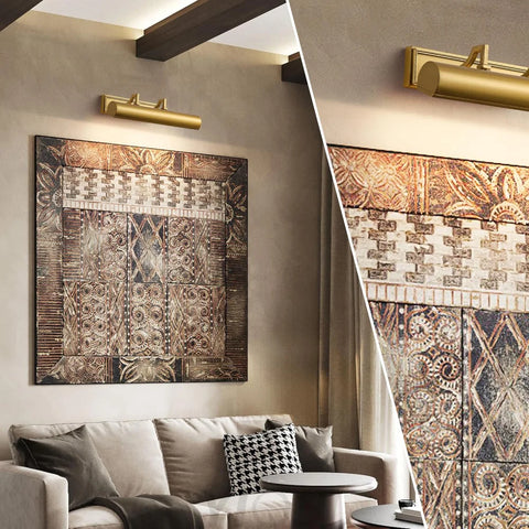Copper art wall lamp