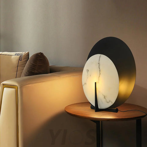 Corbett Asteria Alabaster Table Lamp - Alabaster-1-Yiosilamp