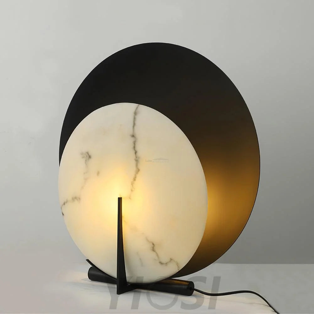 Corbett Asteria Alabaster Table Lamp - Alabaster-1-Yiosilamp