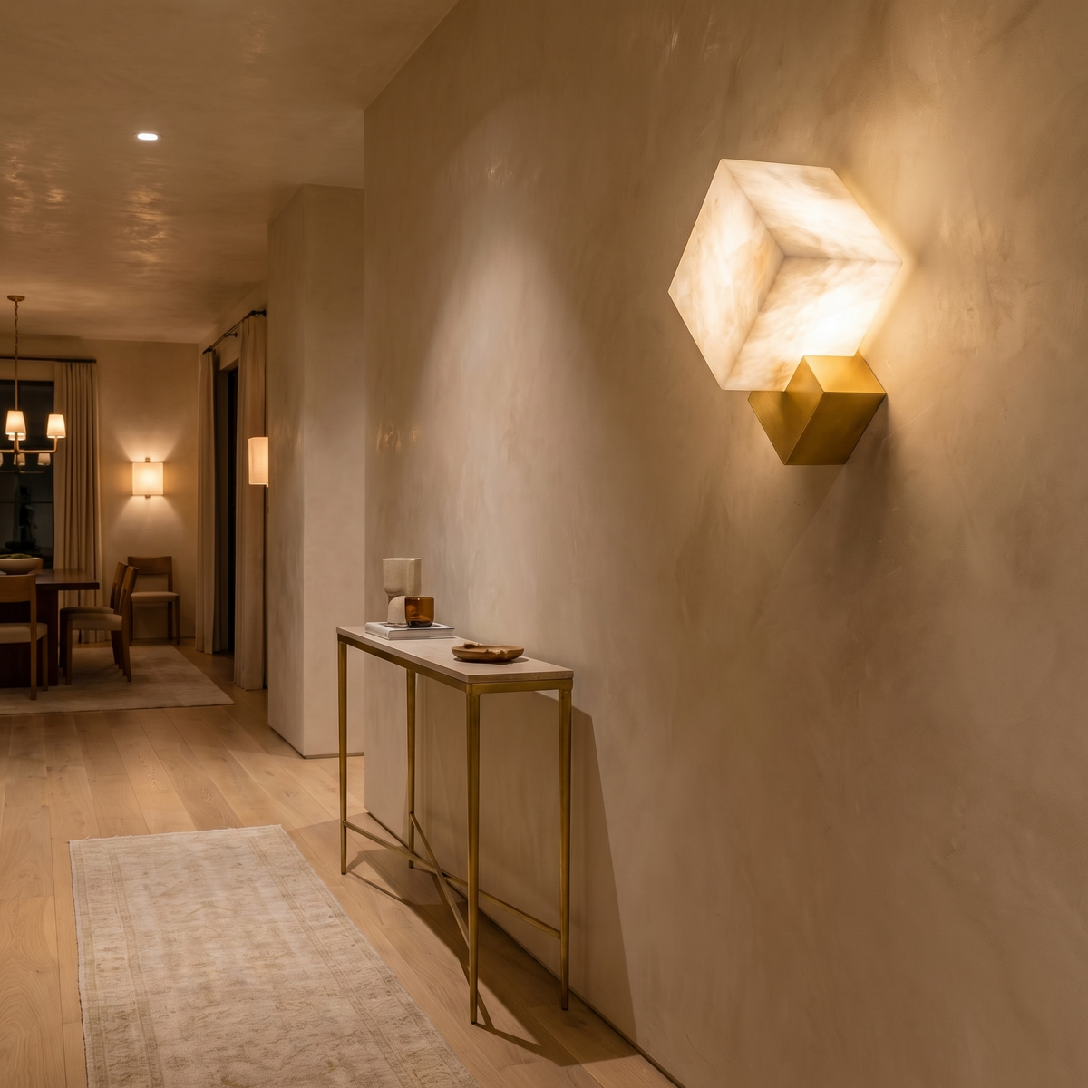 Yiosi Cornice Cube on Block Wall Sconce - Image 4