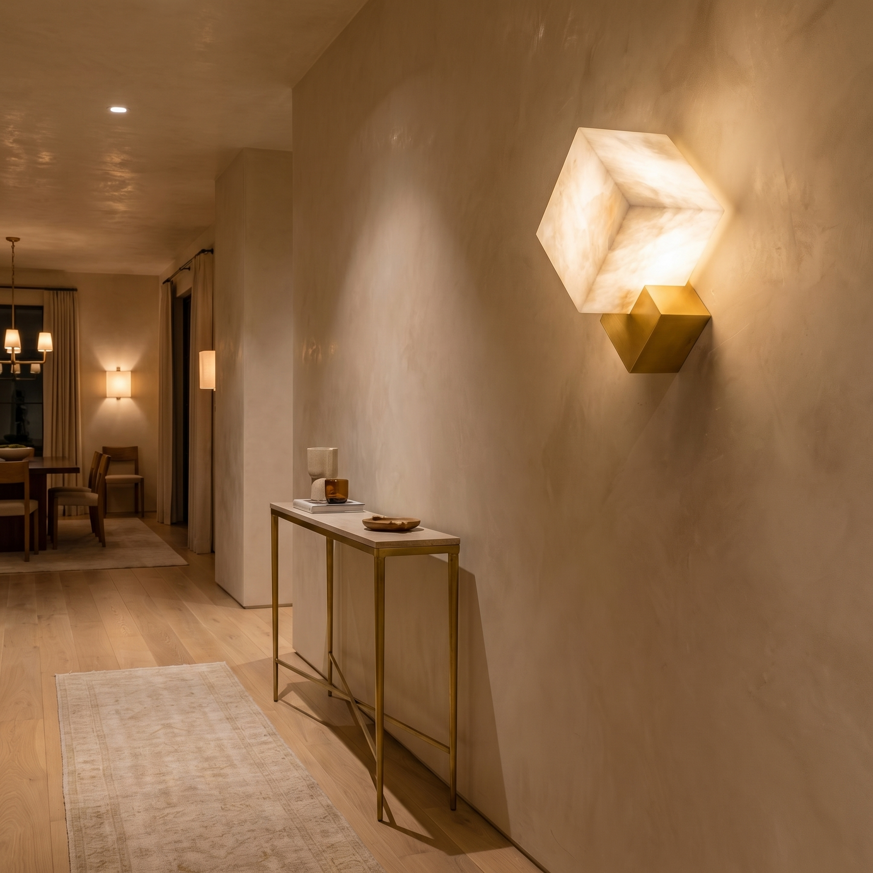 Yiosi Cornice Cube on Block Wall Sconce - Image 4