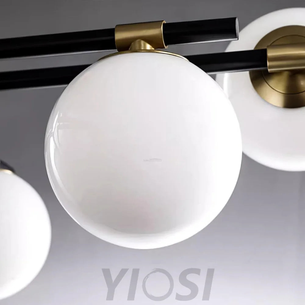 Corsica Ceiling Lamp with 6/8/10 heads - Frown, Semi Flush Mounts-1-Yiosilamp