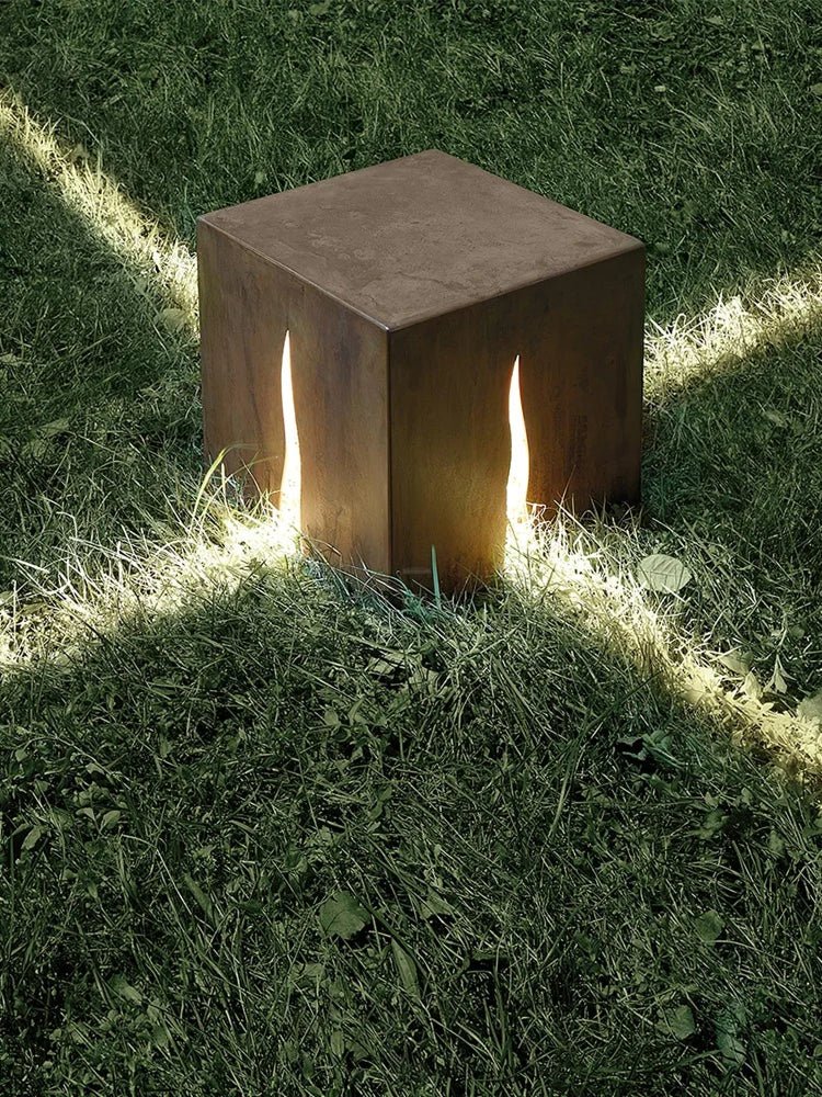 Crack Cube Garden Light ∅ 11.8″ Table lamp