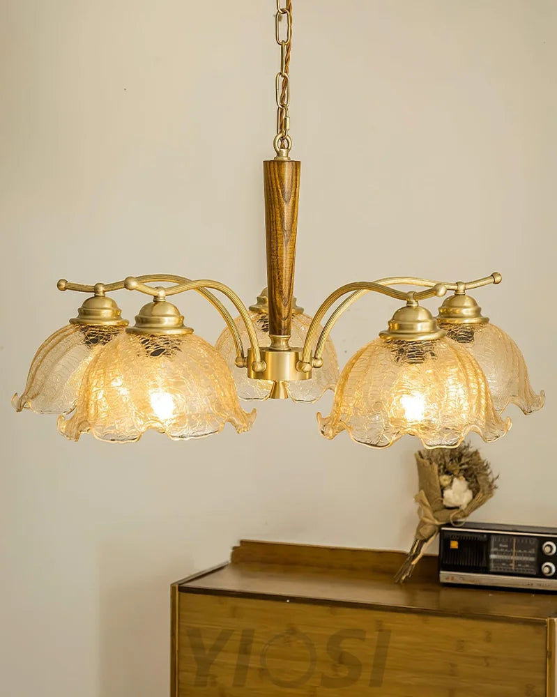 Crack Flower Chandelier ∅ 11.8″ - Yiosilamp
