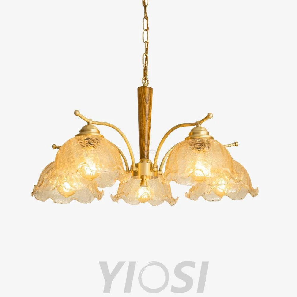 Crack Flower Chandelier ∅ 11.8″ - Yiosilamp