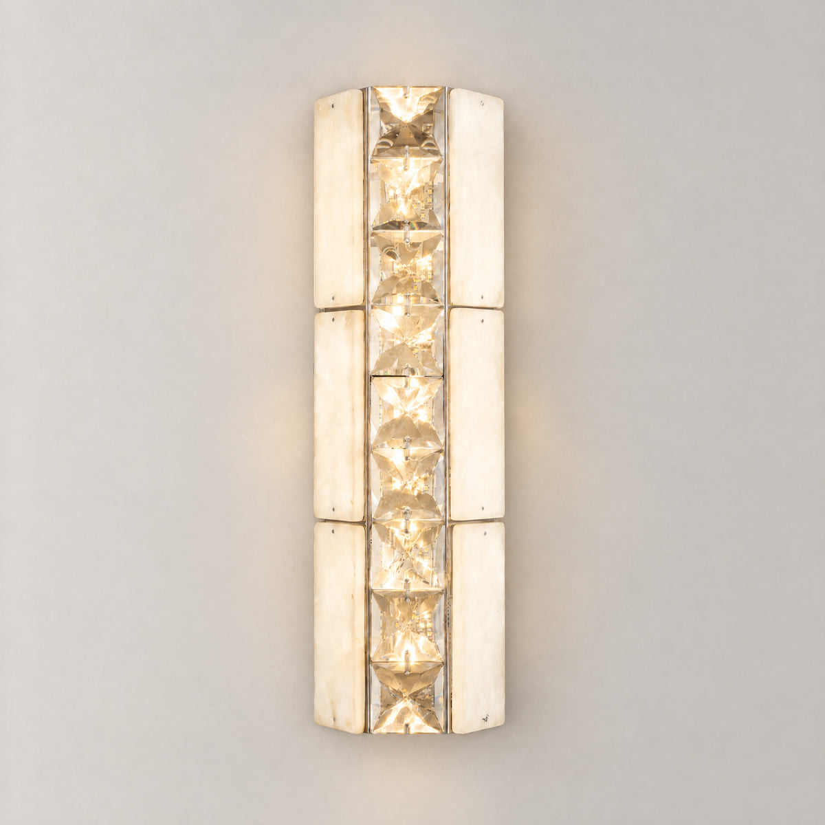 Cristallo Crystal Stack Wall Sconce