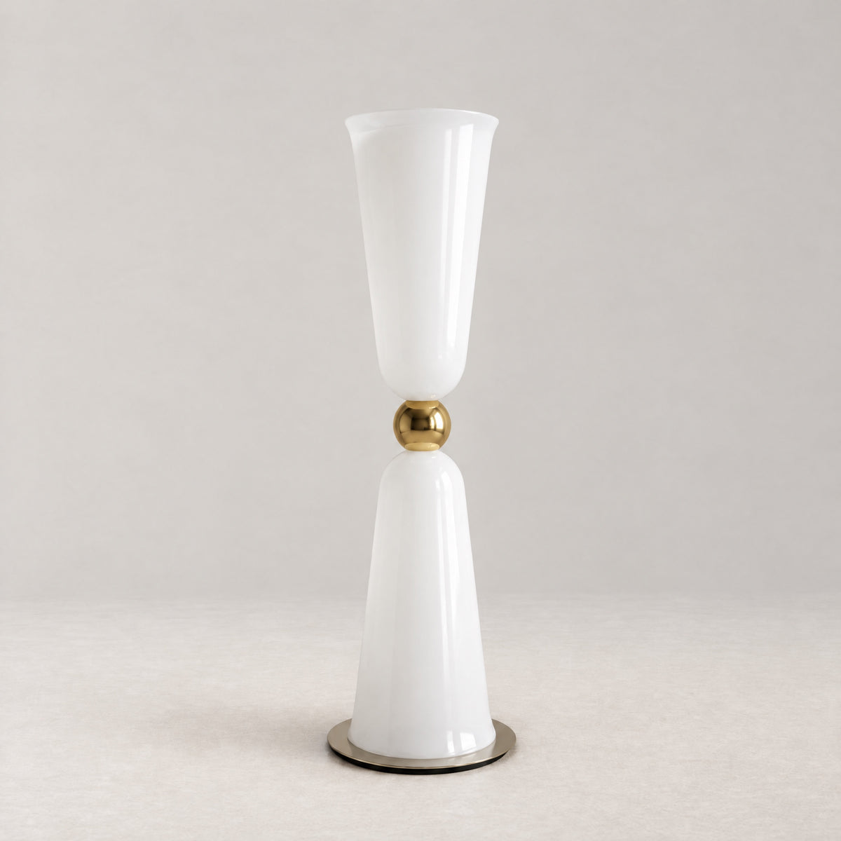 Cristallo Modern Glass Table Lamp – lights off