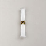 Cristallo Modern Linear Wall Sconce – lights off