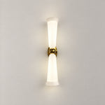 Cristallo Modern Linear Wall Sconce – lights on