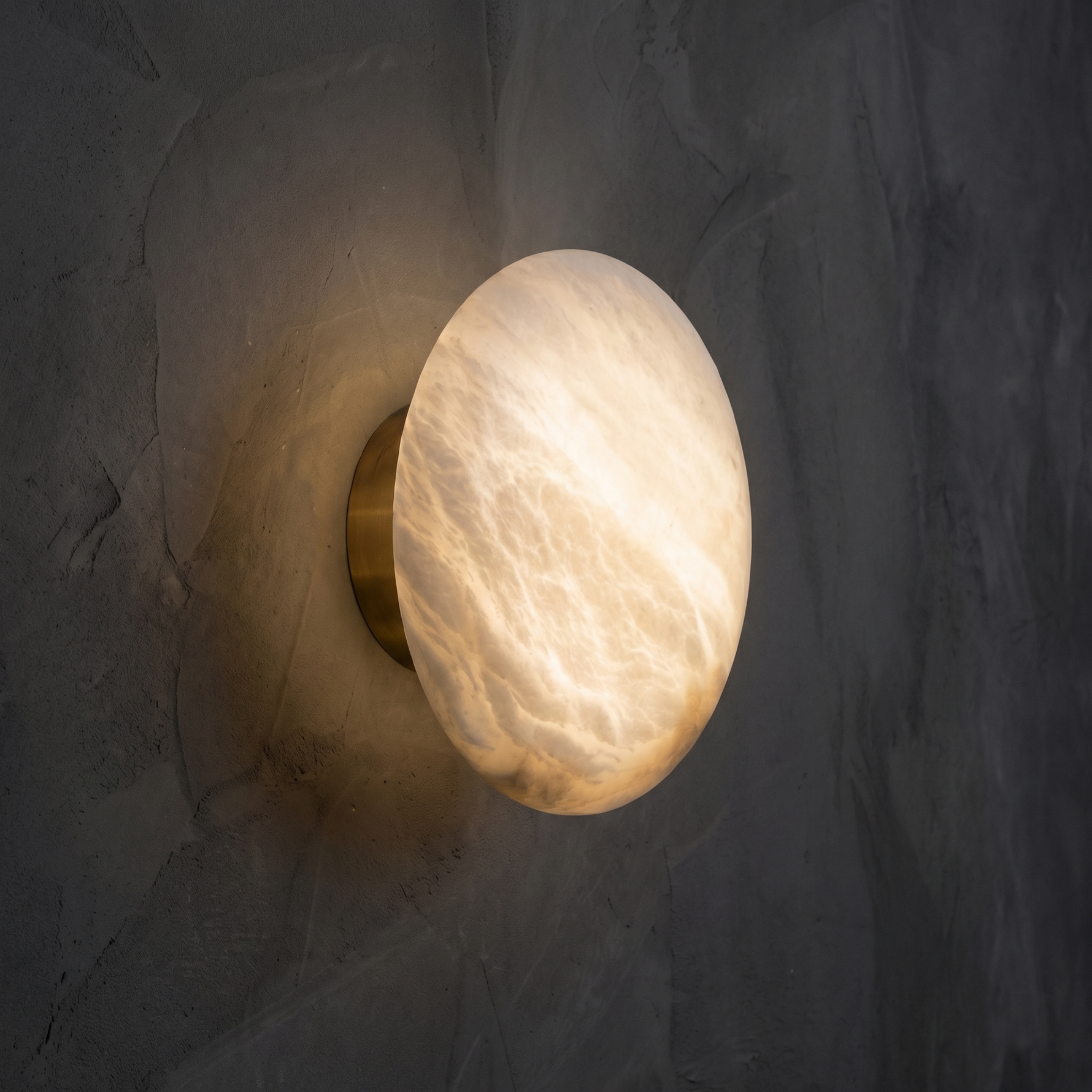 Yiosi Cristallo Round Cloud Wall Sconce - Image 1