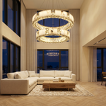 Yiosi Cristallo Tier Crystal Ring Chandelier - Image 3