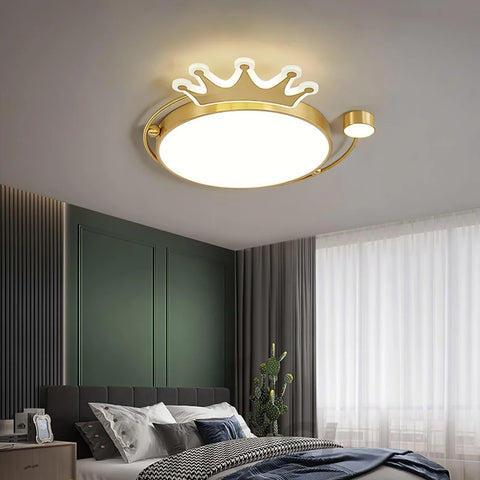 Crown Ceiling Light ∅ 18.9″ - Chloe, Flush Mounts-1-Yiosilamp