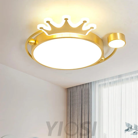 Crown Ceiling Light ∅ 18.9″ - Chloe, Flush Mounts-1-Yiosilamp