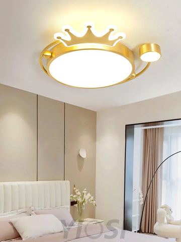Crown Ceiling Light ∅ 18.9″ - Chloe, Flush Mounts-1-Yiosilamp