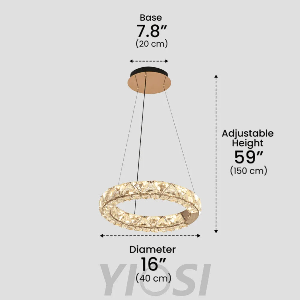 Cryls Jana Modern Chandelier - Crystals-1-Yiosilamp