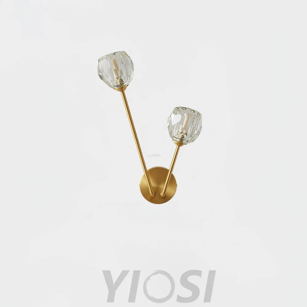 Crystal Branch Wall Sconce - Grain-1-Yiosilamp