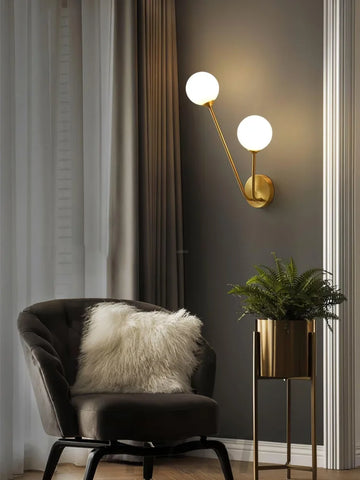 Crystal Branch Wall Sconce - Grain-1-Yiosilamp