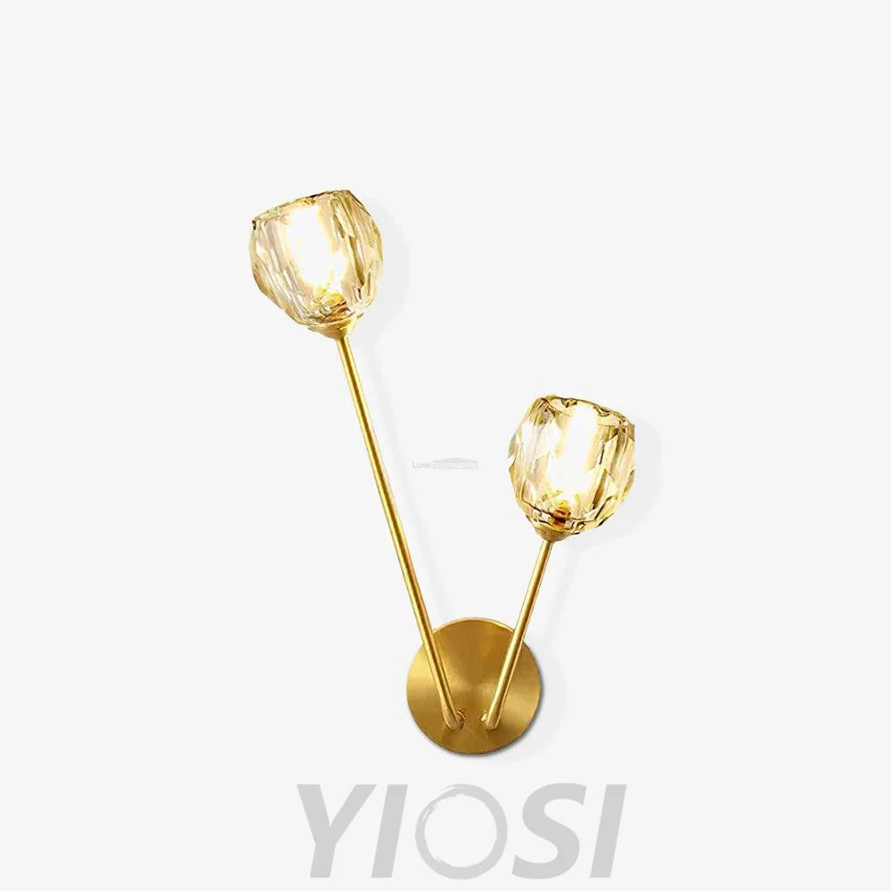 Crystal Branch Wall Sconce - Grain-1-Yiosilamp