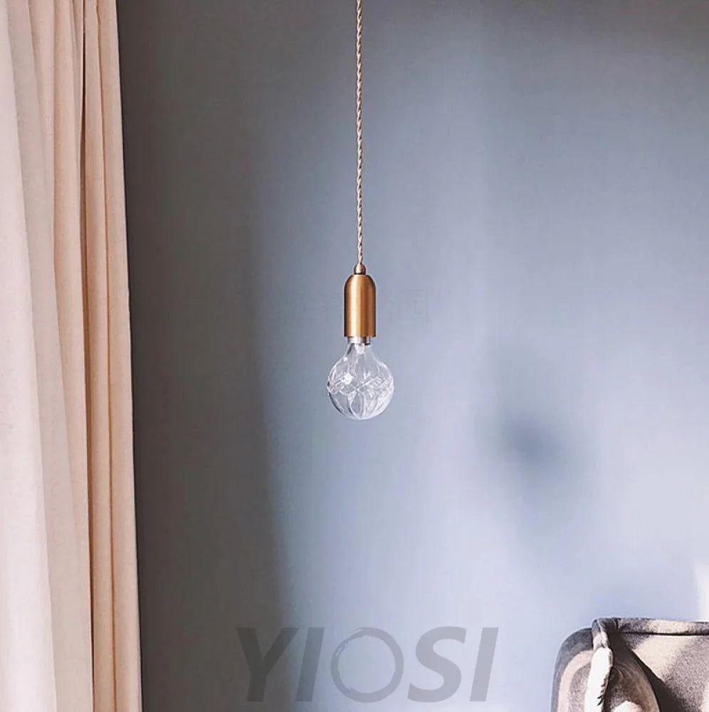 Crystal Bulb LED Pendant - Bulb-1-Yiosilamp