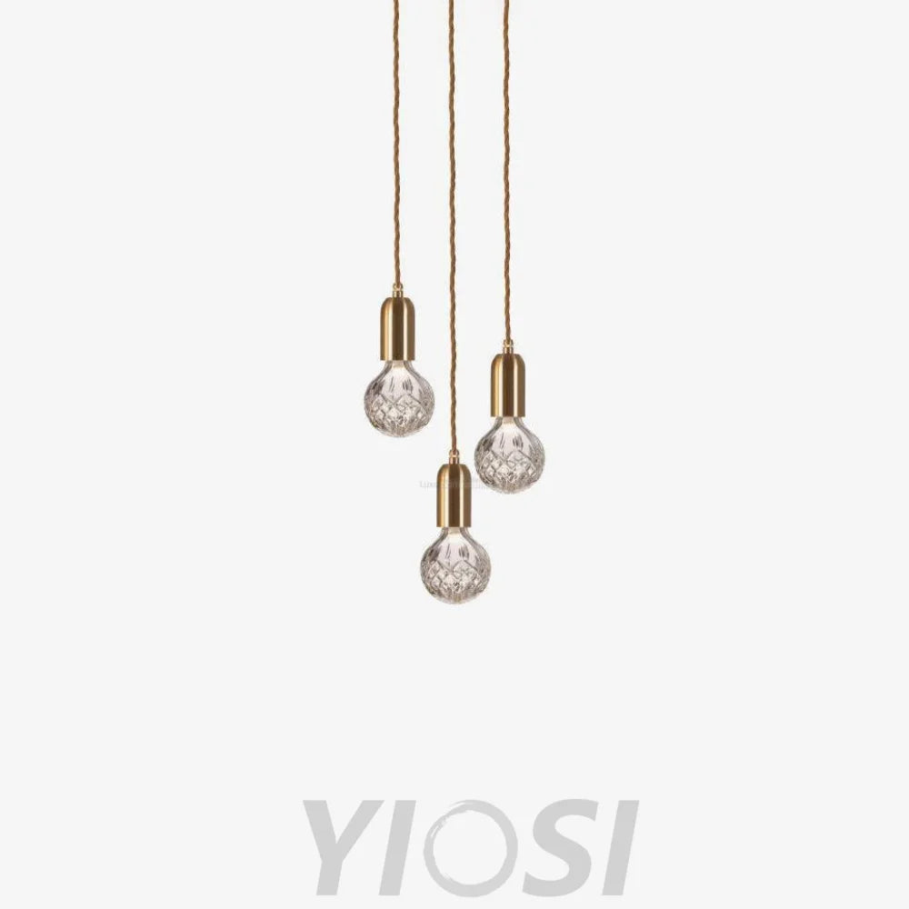 Crystal Bulb LED Pendant - Bulb-1-Yiosilamp