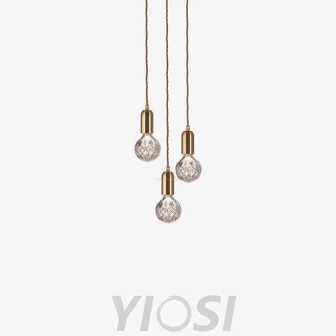 Crystal Bulb LED Pendant - Bulb-1-Yiosilamp