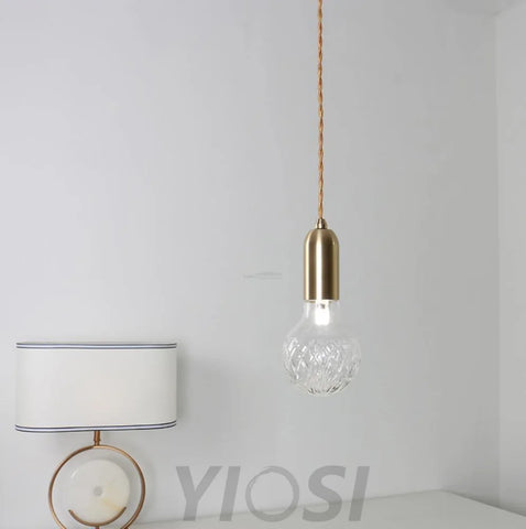 Crystal Bulb LED Pendant - Bulb-1-Yiosilamp