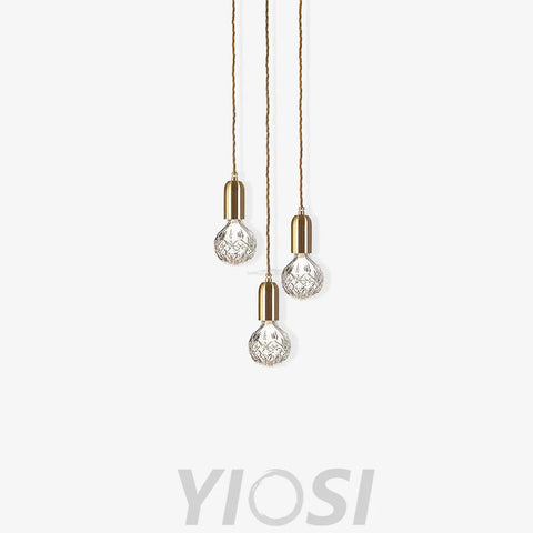 Crystal Bulb LED Pendant - Bulb-1-Yiosilamp