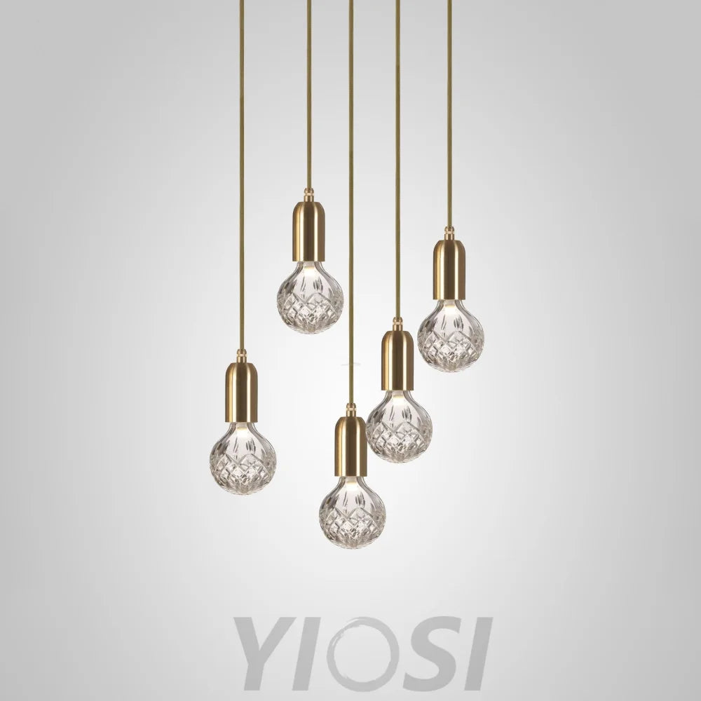 Crystal Bulb LED Pendant - Bulb-1-Yiosilamp