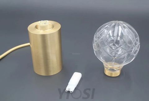 Crystal Bulb Table Lamp ∅ 3.5″ - Unknown-1-Yiosilamp