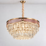 Crystal Chandelier – lights on