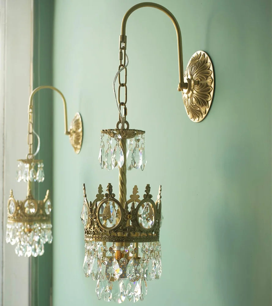 Crystal Crown Sconce  Φ 6.7 - Yiosilamp