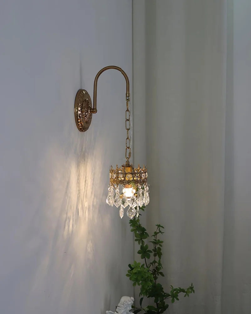 Crystal Crown Sconce  Φ 6.7 - Yiosilamp