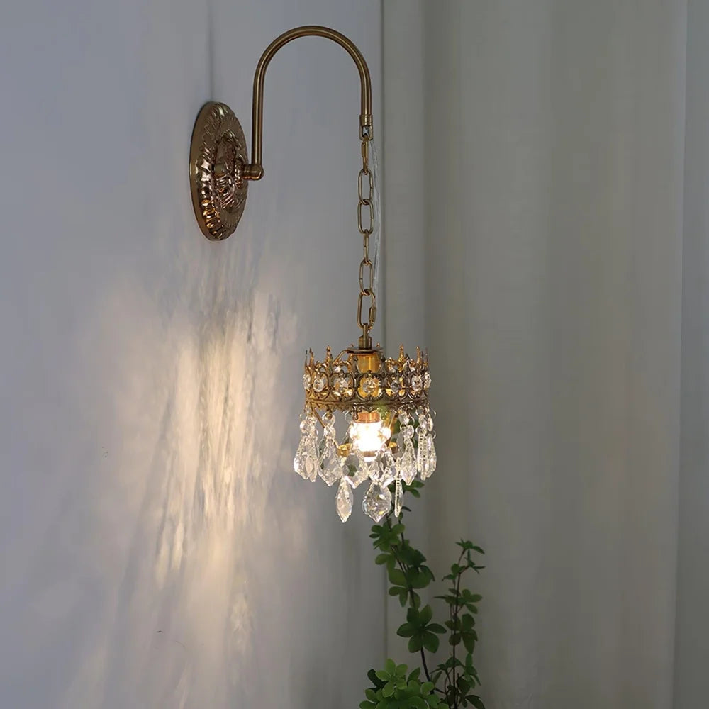 Crystal Crown Sconce  Φ 6.7 - Yiosilamp