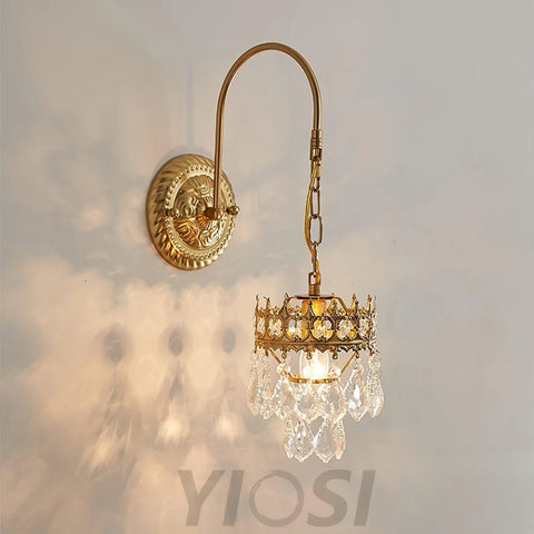 Crystal Crown Sconce  Φ 6.7 - Yiosilamp