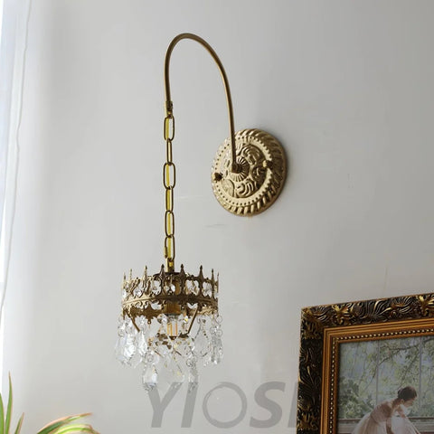 Crystal Crown Sconce  Φ 6.7 - Yiosilamp