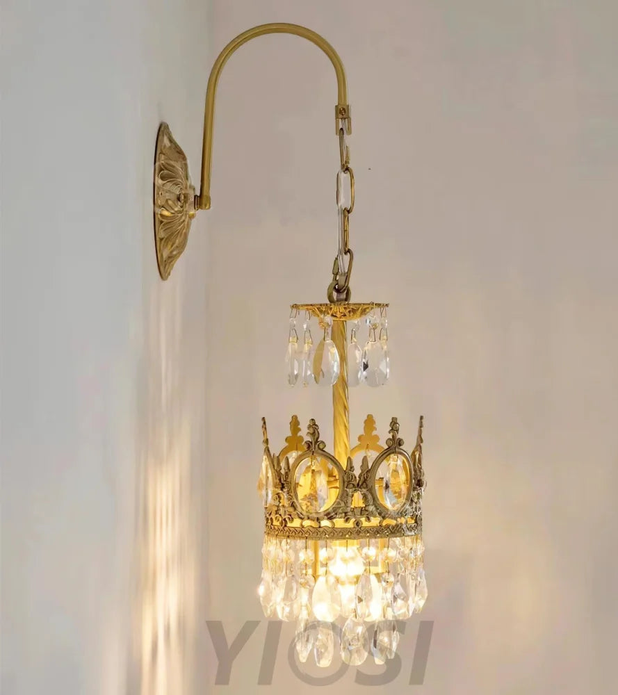 Crystal Crown Sconce  Φ 6.7 - Yiosilamp