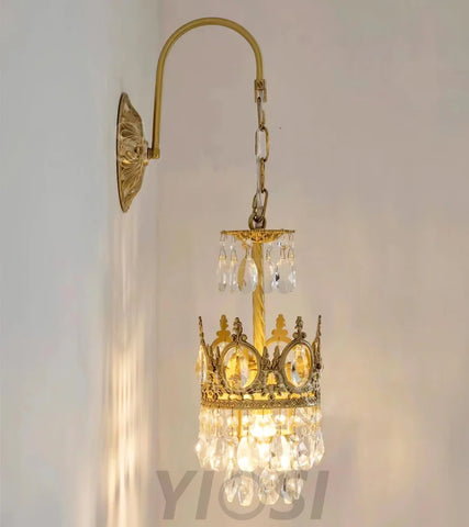 Crystal Crown Sconce  Φ 6.7 - Yiosilamp