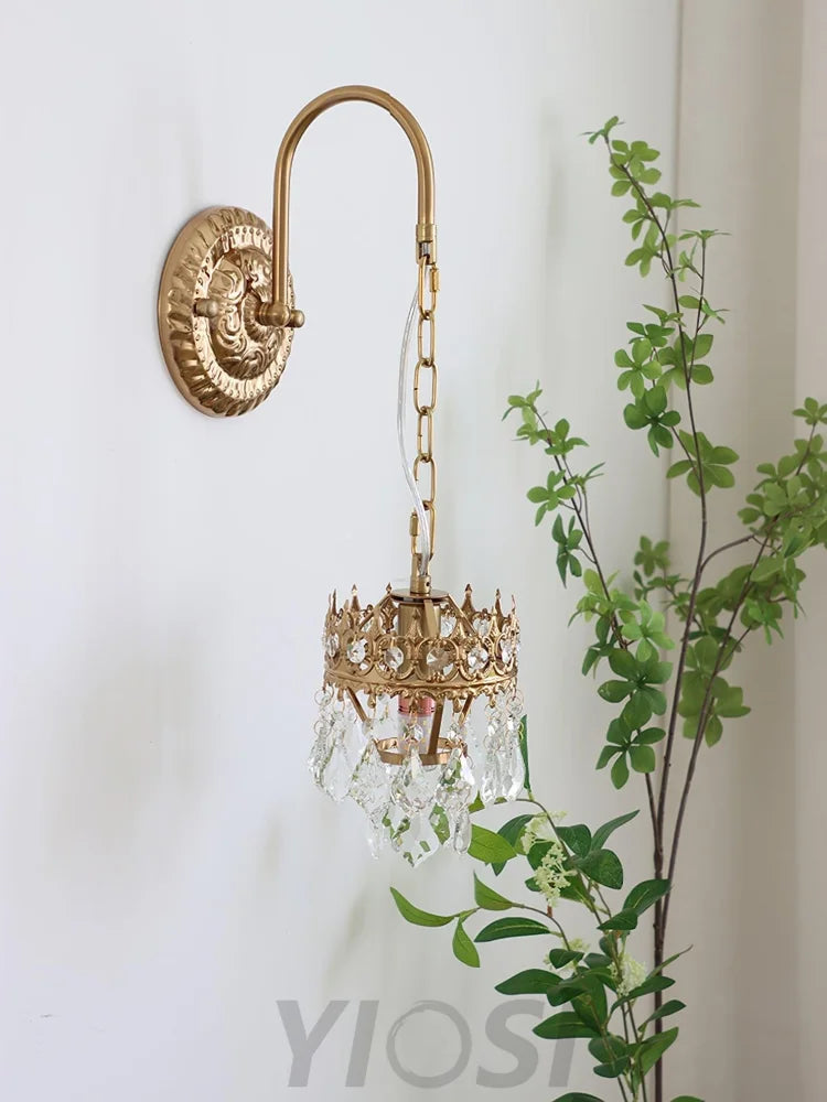 Crystal Crown Sconce  Φ 6.7 - Yiosilamp