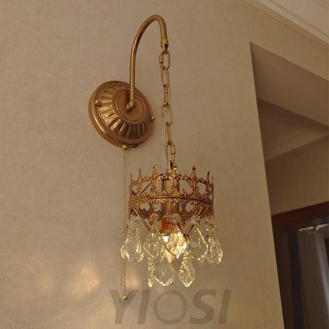 Crystal Crown Sconce  Φ 6.7 - Yiosilamp