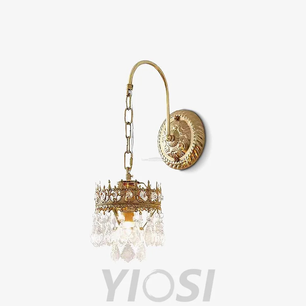 Crystal Crown Sconce  Φ 6.7 - Yiosilamp