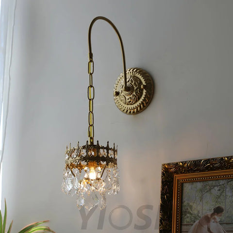 Crystal Crown Sconce  Φ 6.7 - Yiosilamp