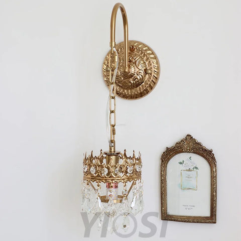 Crystal Crown Sconce  Φ 6.7 - Yiosilamp